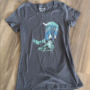 Ariat Charcoal T-Shirt with Teal Graphic